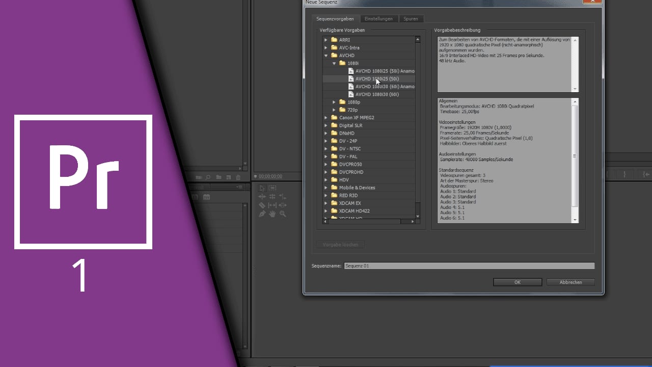 Premiere Pro Sequenz Premiere Pro Sequenz