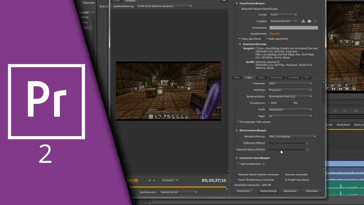Beste Rendereinstellungen Premiere Pro Beste Rendereinstellungen Premiere Pro