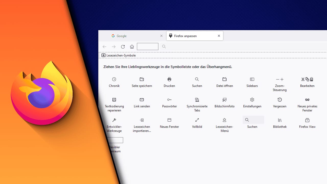 Firefox Home Button anzeigen