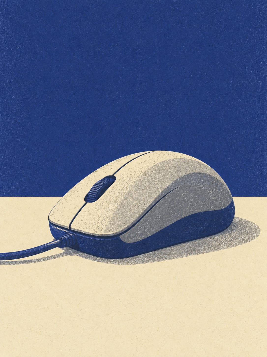 Computermaus von der Seite Computermaus von der Seite