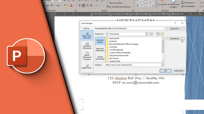 Link In Powerpoint Einf gen Hyperlink Farbe ndern Technikshavo